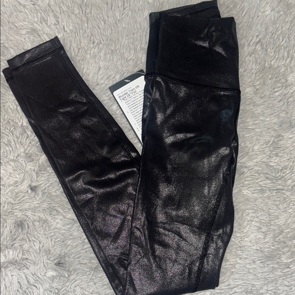 Lululemon  Wunder Train HR Foil Leggings